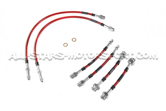 Latiguillos de freno metalicos Goodridge para BMW 135i E8x / 1M E82