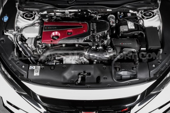 Tapa de motor de carbono Eventuri para Honda Civic Type R FK2