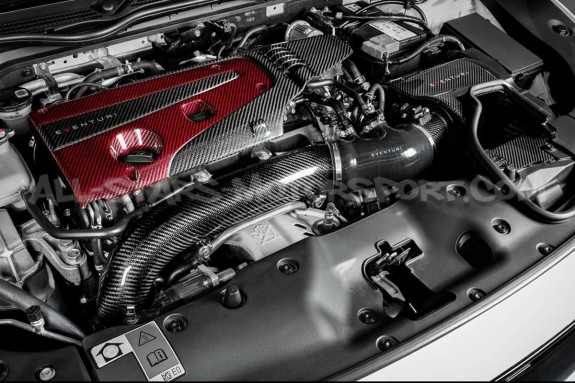 Tube d'echangeur charge pipe carbone Eventuri pour Honda Civic Type R FK8