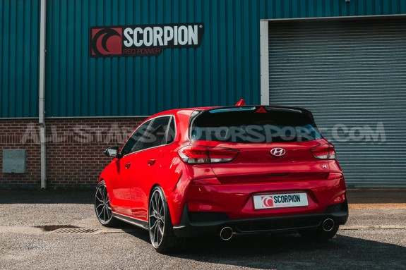 Escape con valvulas Scorpion para Hyundai i30 N (con GPF)
