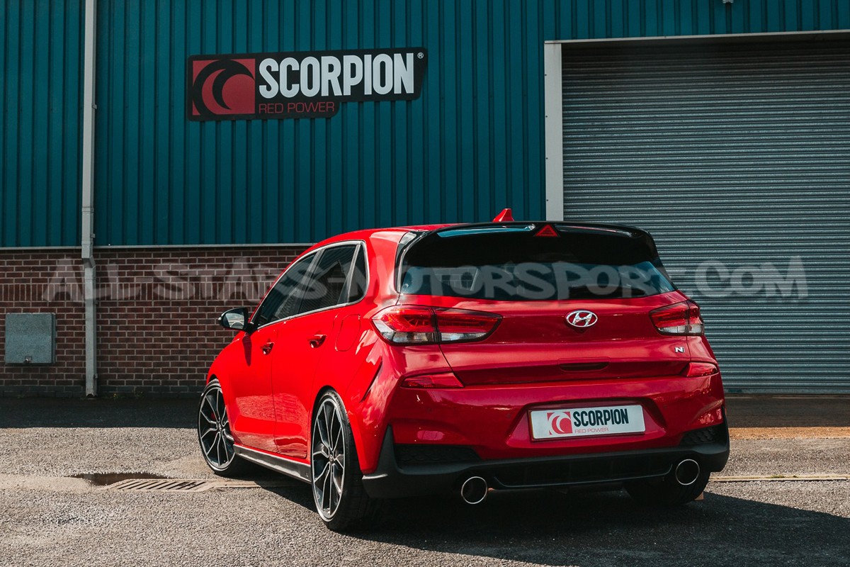 Escape con valvulas Scorpion para Hyundai i30 N (con GPF)