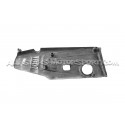 Couvre moteur carbone et kevlar rouge Eventuri pour Honda Civic Typ...