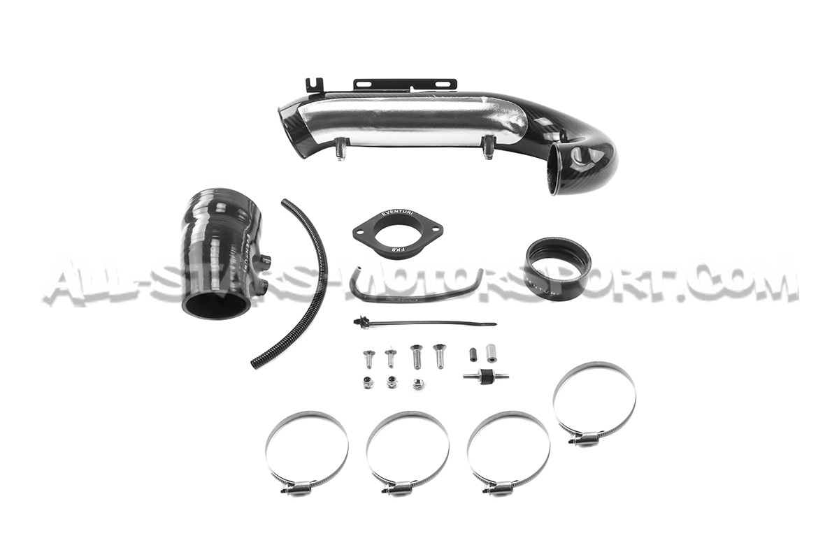 Tubo entrada de turbo de carbono Eventuri para Honda Civic Type R FK2