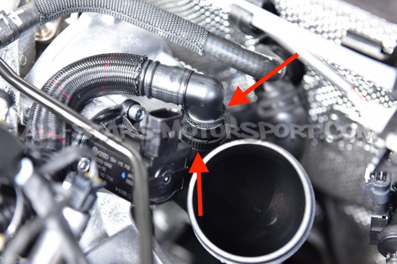 Durite de retour de valve PCV pour inlet de turbo de Golf 7 R / S3 ...