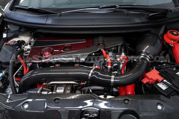 Tubo entrada de turbo de carbono Eventuri para Honda Civic Type R FK2
