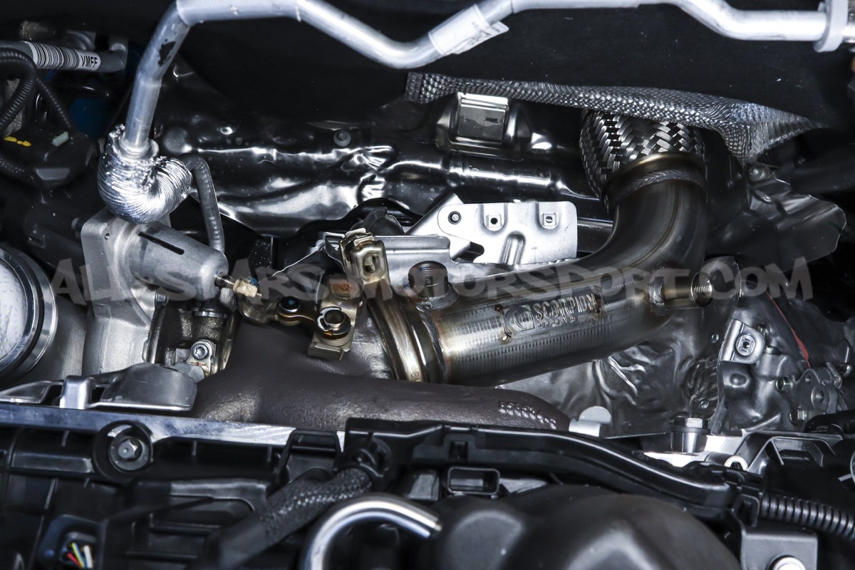 Downpipe descatalizada Scorpion para Mini Cooper S / JCW / GP3 F56