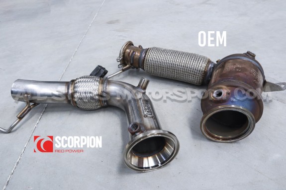 Downpipe descatalizada Scorpion para Mini Cooper S / JCW / GP3 F56