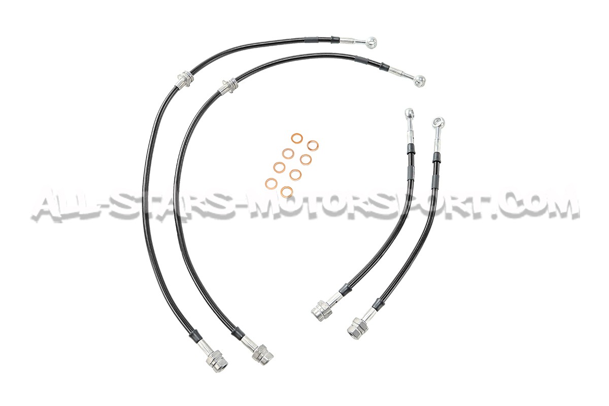 Flexibles de frein aviation Goodridge pour Leon 3 Cupra - frein a m...