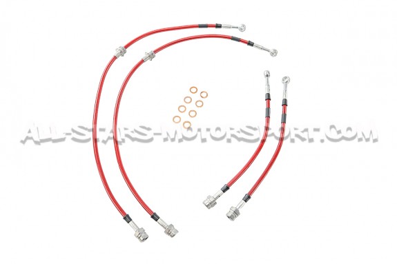 Flexibles de frein aviation Goodridge pour Leon 3 Cupra - frein a m...
