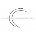 Flexibles de frein aviation Goodridge pour Leon 3 Cupra - frein a m...