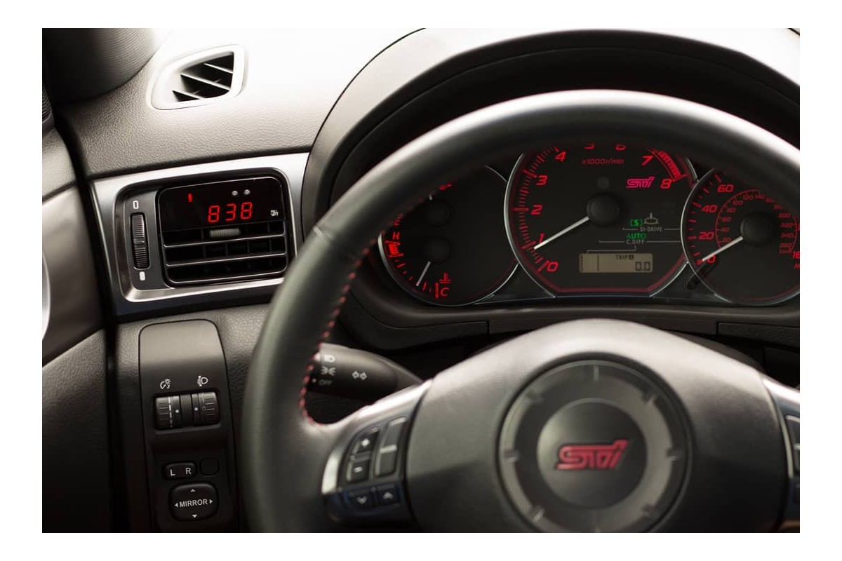 P3 Gauges Digital Vent Gauge for Subaru Impreza STI 08-14