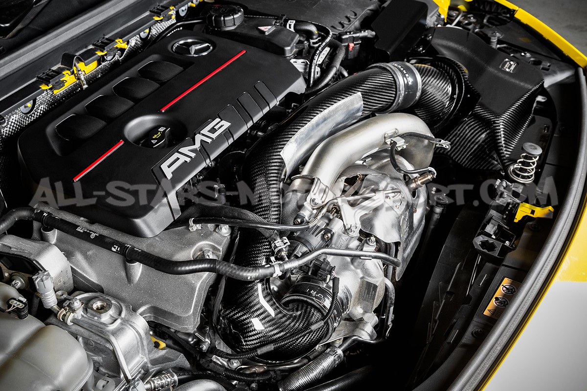 Mercedes Benz A35 AMG W177 Eventuri Carbon Fiber Turbo Inlet Tube