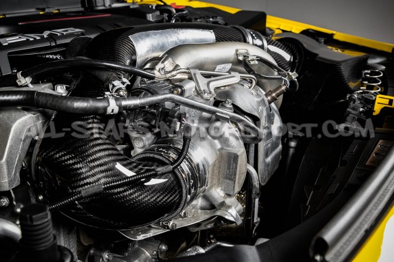 Tubo entrada de turbo de carbono Eventuri para Mercedes Benz A35 AM...