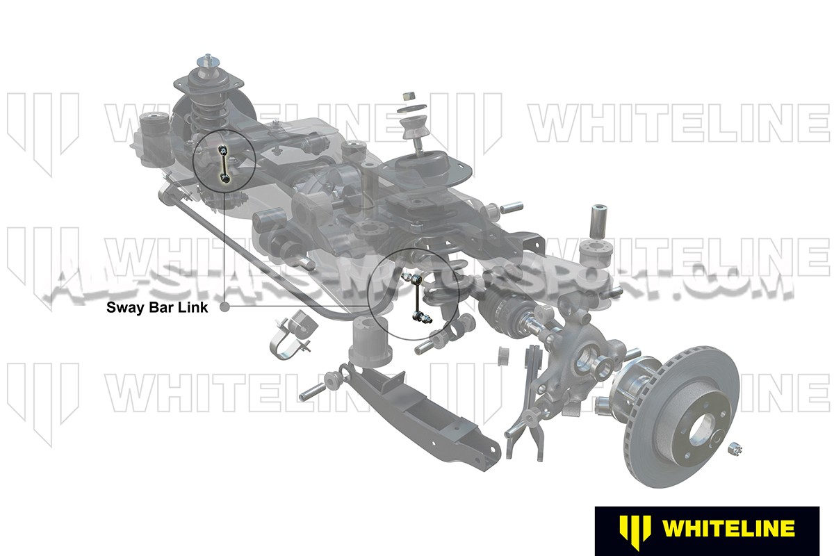 Bieletas de barra estabilizadora trasera Whiteline para BMW 135i / ...