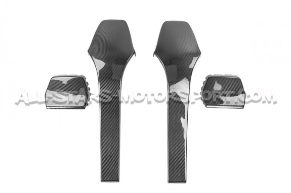 Cubiertas de fibra de carbono Eventuri para tapas traseras de asien...