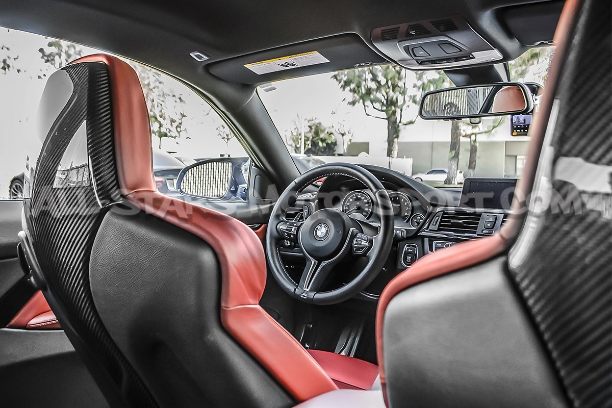 BMW M3 F80 / M4 F8x / M2 Comp F87 Eventuri Carbon Fiber Seat Back C...