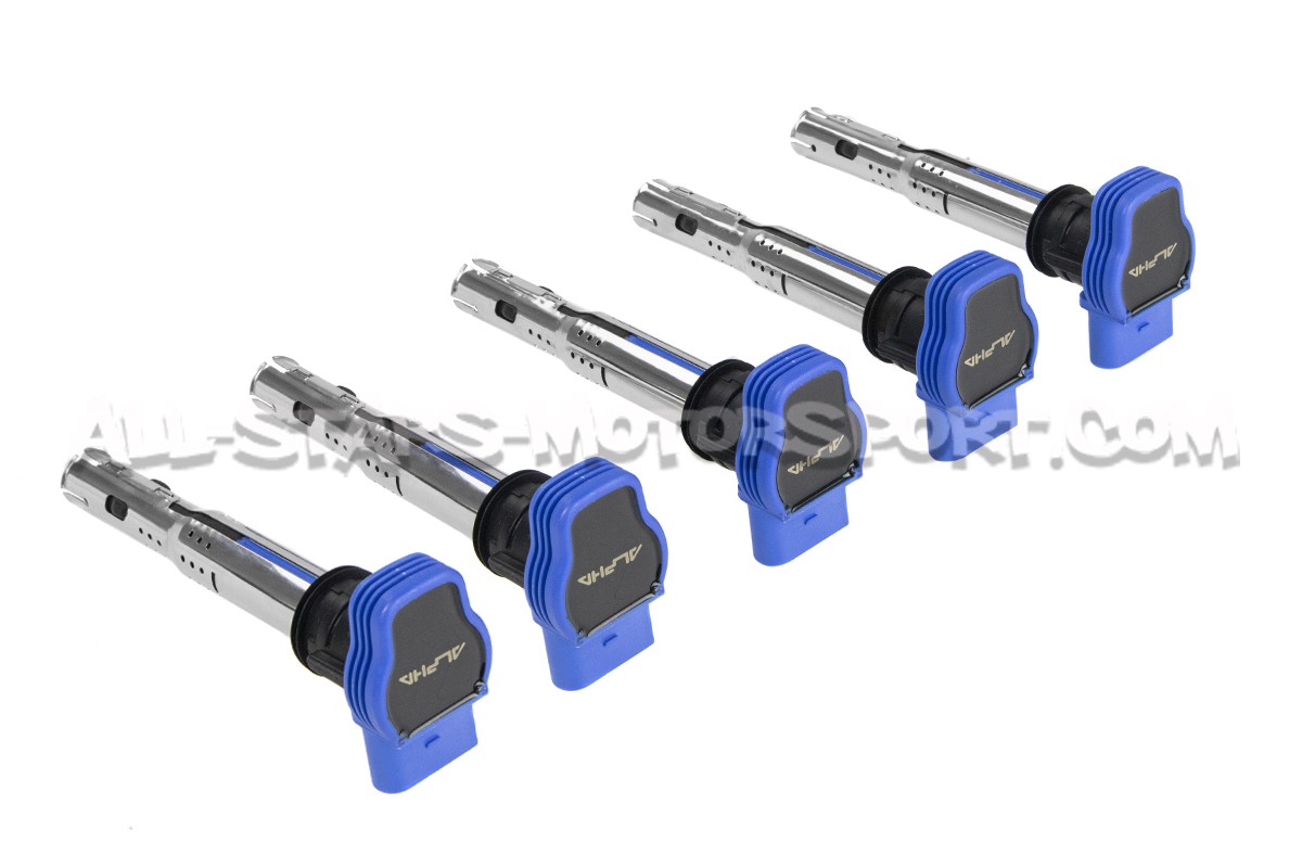 Bobines d'allumage Alpha Competition bleues pour Audi RS3 8P / TTRS...