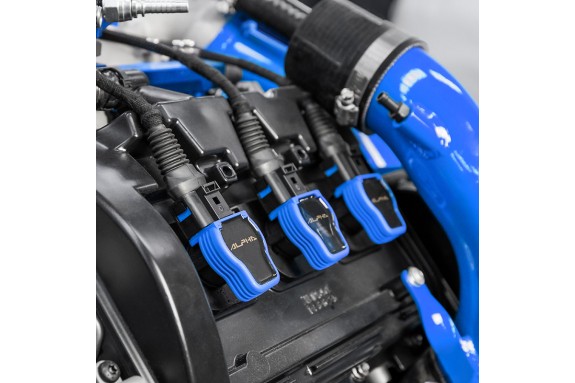 Bobine d'allumage Alpha Competition bleues