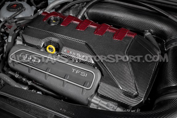 Audi RS3 8V.5 / TTRS 8S and RS3 8Y Eventuri Carbon Fiber / Red Kevl...