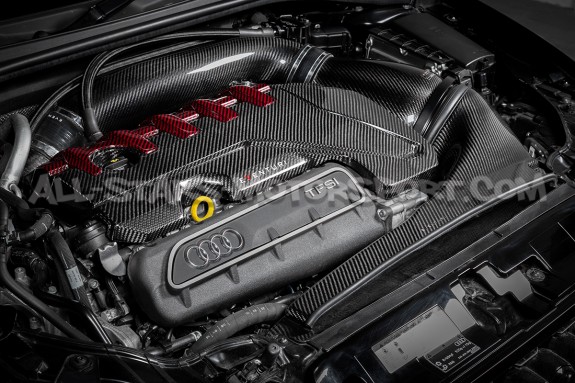 Audi RS3 8V.5 / TTRS 8S and RS3 8Y Eventuri Carbon Fiber / Red Kevl...