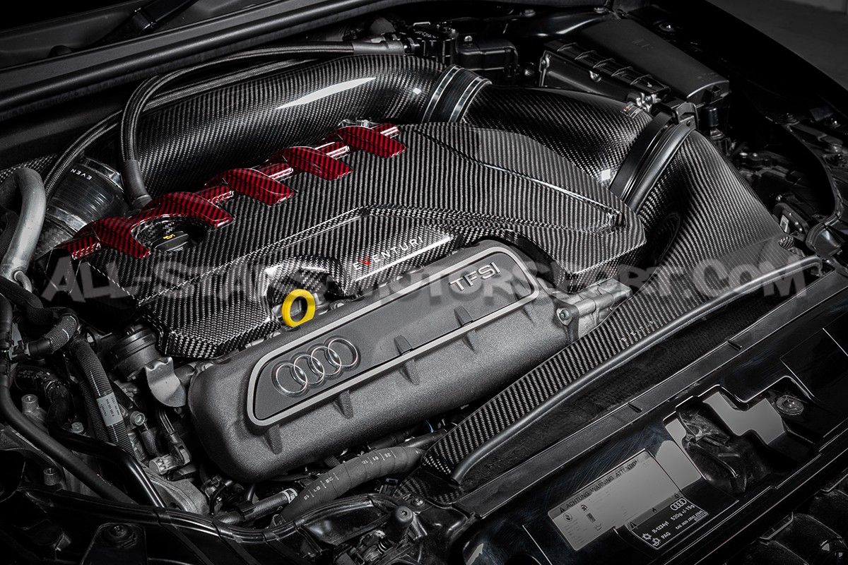 Audi RS3 8V.5 / TTRS 8S and RS3 8Y Eventuri Carbon Fiber / Red Kevl...