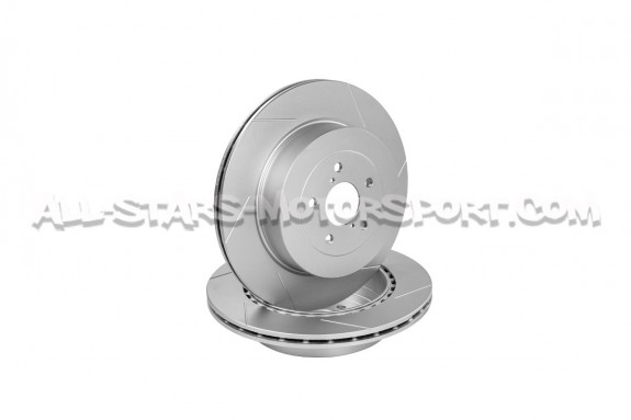 Discos de freno traseros ranurados Dixcel SD para Subaru Impreza ST...