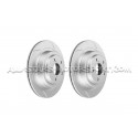 Disques de frein arrieres rainurés Dixcel SD pour Subaru Impreza WR...