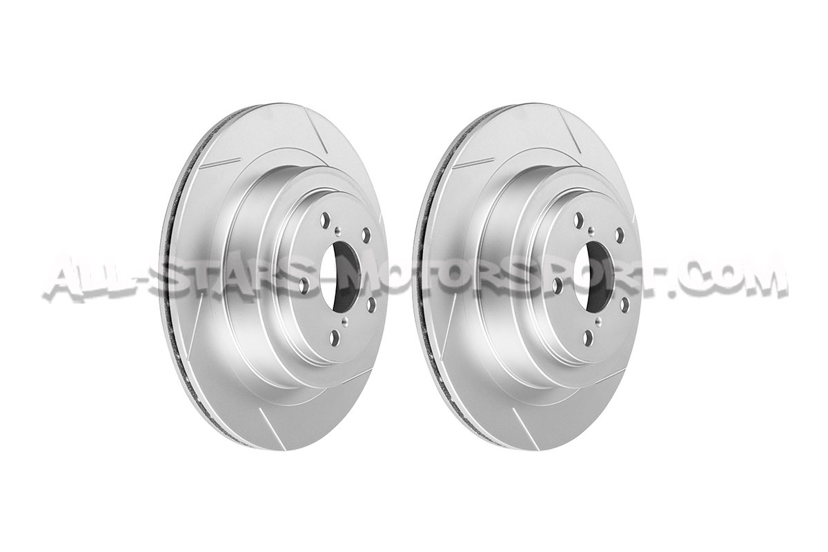 Disques de frein arrieres rainurés Dixcel SD pour Subaru Impreza WRX 01-05