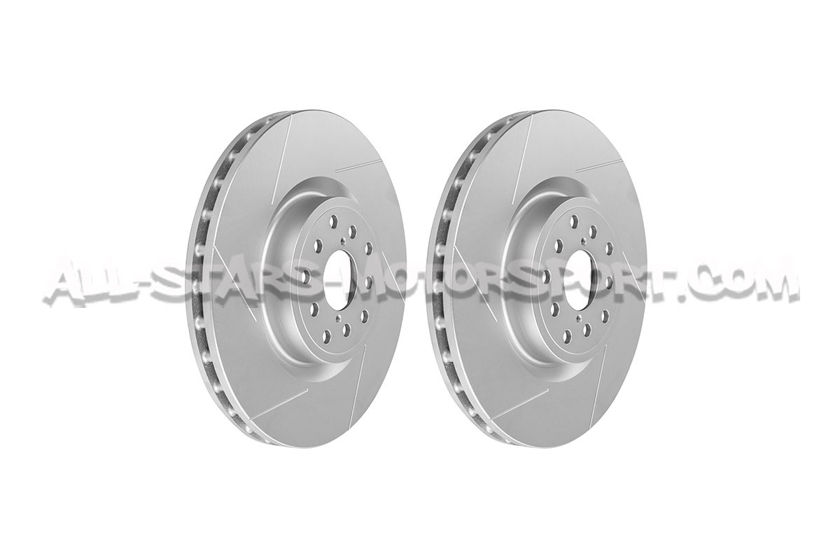Discos de freno delanteros ranurados Dixcel SD para Subaru Impreza STI 01-05