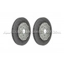 Kit conversion disques de frein avants rainurés 400mm sur bol alu D...