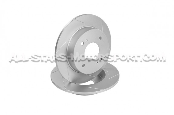 Disques de frein arrieres rainurés Dixcel SD pour Nissan 200sx S13