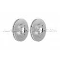 Disques de frein avants rainurés Dixcel SD pour Nissan 200sx S14