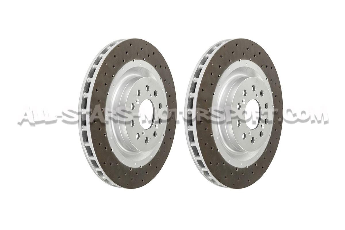 Discos de freno delanteros perforados Dixcel FP para Honda Civic Ty...