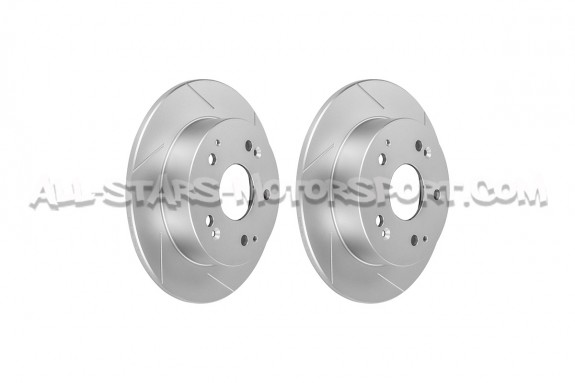 Disques de frein arrieres rainurés Dixcel SD pour Honda Civic Type ...