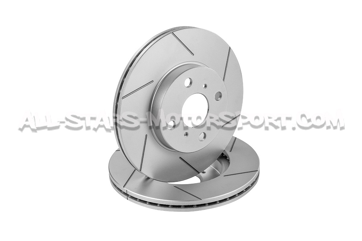 Discos de freno delanteros ranurados Dixcel SD para Toyota MR2 ZZW30