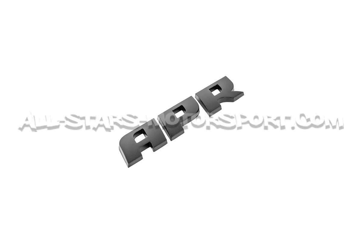 Badge 3D adhésif APR noir