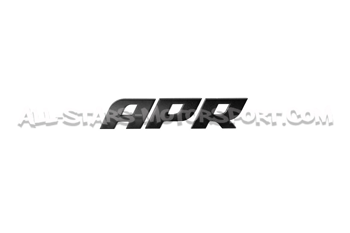 Badge 3D adhesivo APR negro