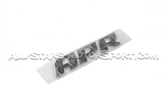 Badge 3D adhesivo APR negro