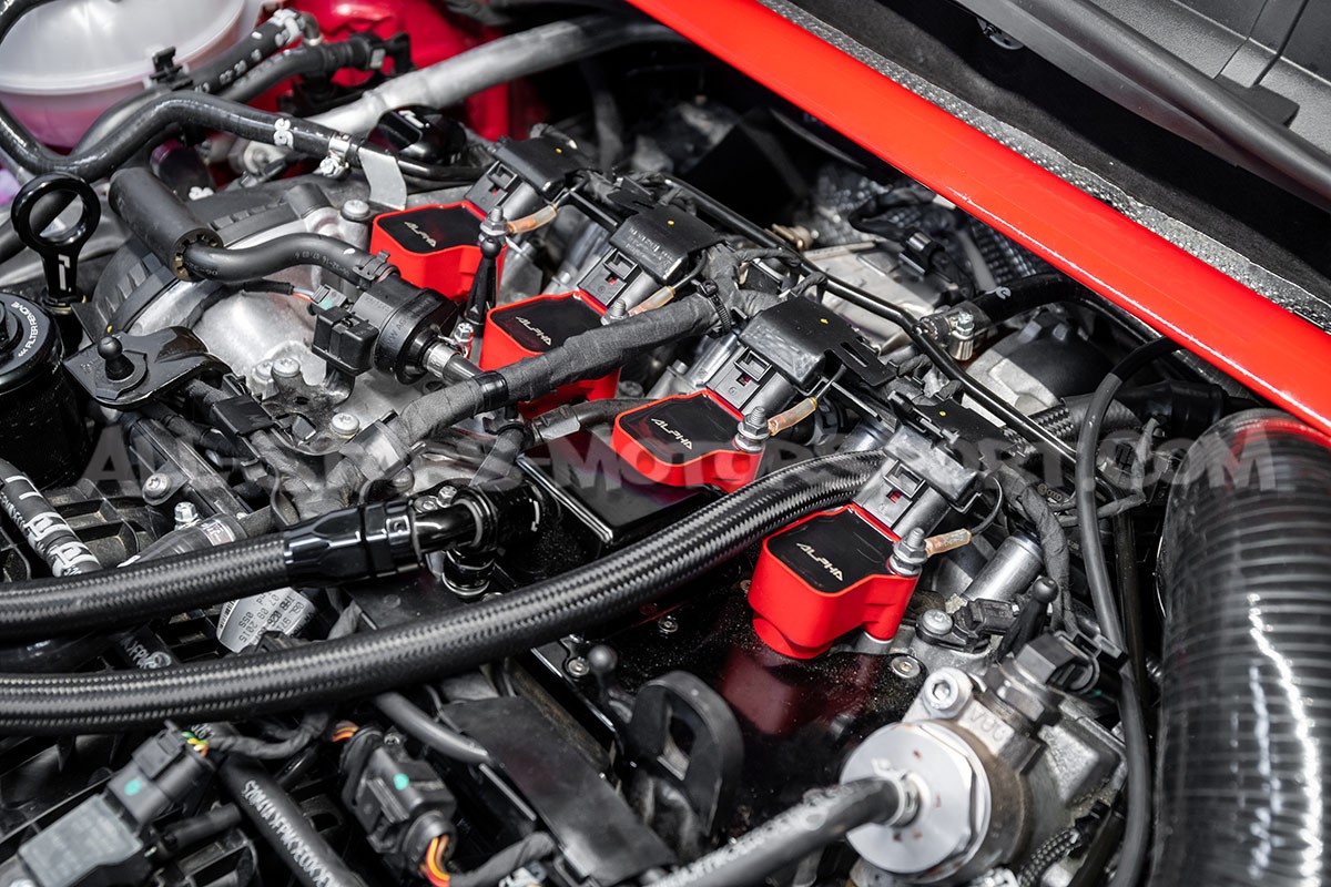 Bobines d'allumage Alpha Competition rouge pour S3 8V / Golf 7 GTI ...