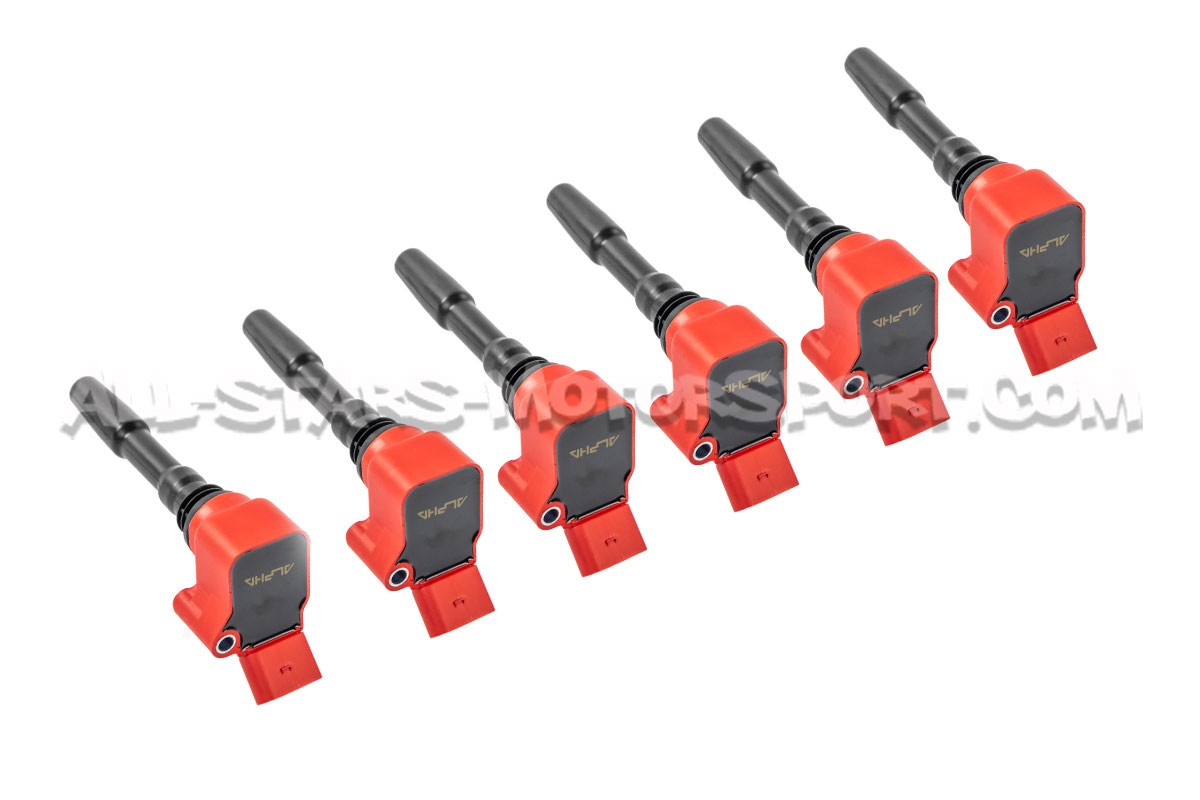 Bobines d'allumage Alpha Competition rouge pour Audi S4 / RS4 B9 et...