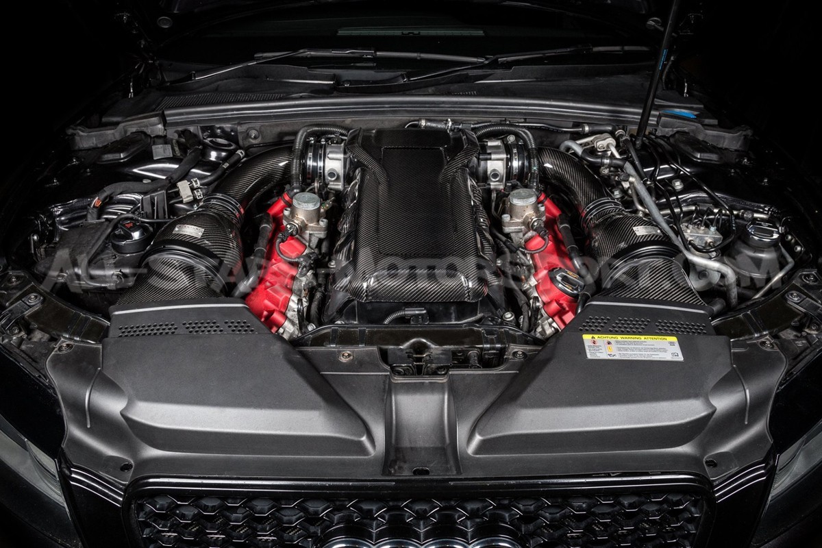 Tapa de motor de fibrs de carbono Eventuri para Audi RS4 B8 / RS5 8T