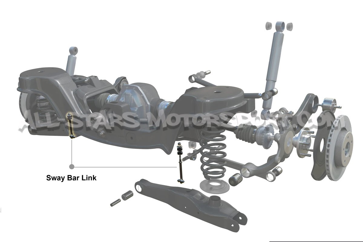 Ford Focus 2 ST Whiteline Adjustable Rear Sway Bar Link Kit