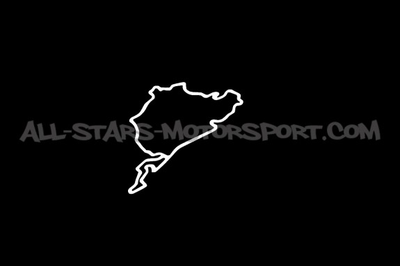 Pegatina pista Nurburgring / Spa / Estoril / Monaco / Lemans / Monz...