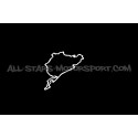 Pegatina pista Nurburgring / Spa / Estoril / Monaco / Lemans / Monz...