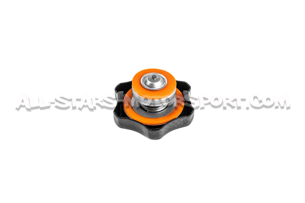 Tapa de radiador Mishimoto 1.3 bars negro o de fibra de carbono