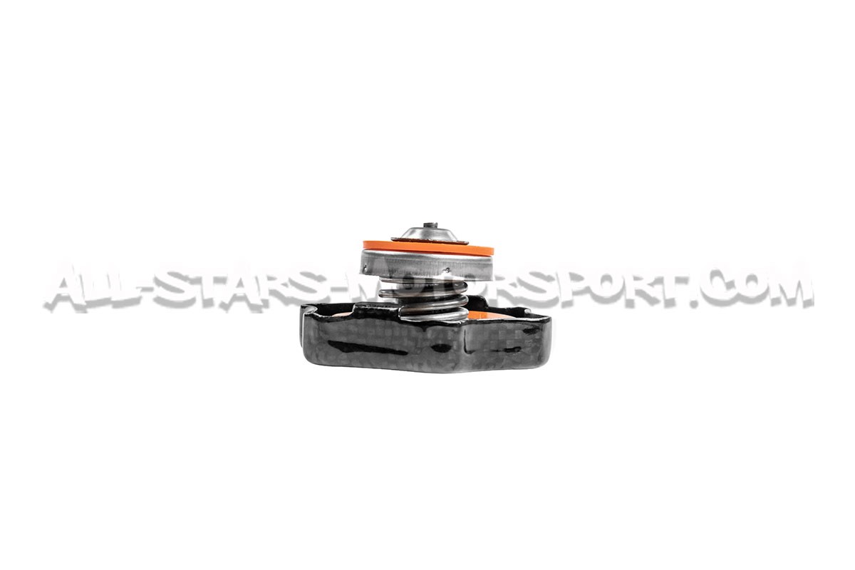 Tapa de radiador Mishimoto 1.3 bars negro o de fibra de carbono