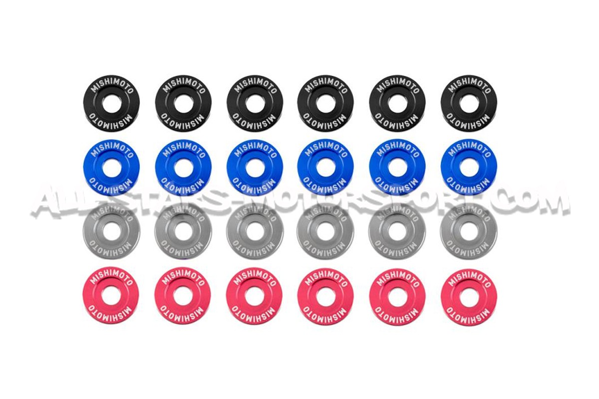 Mishimoto Anodised Fender Washers and M6 Bolts Kit