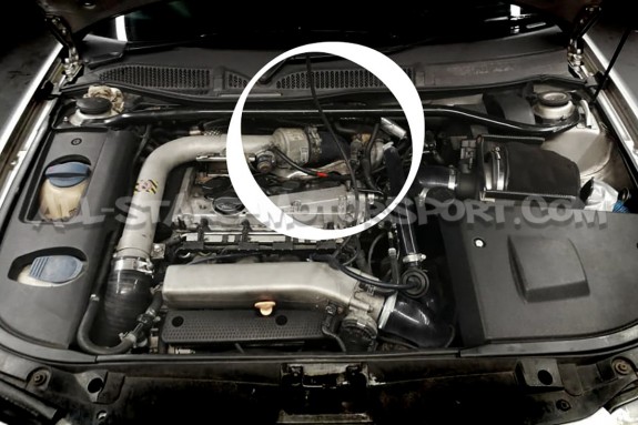 Manguito outlet de turbo de silicona Alpha Competition para Audi S3...