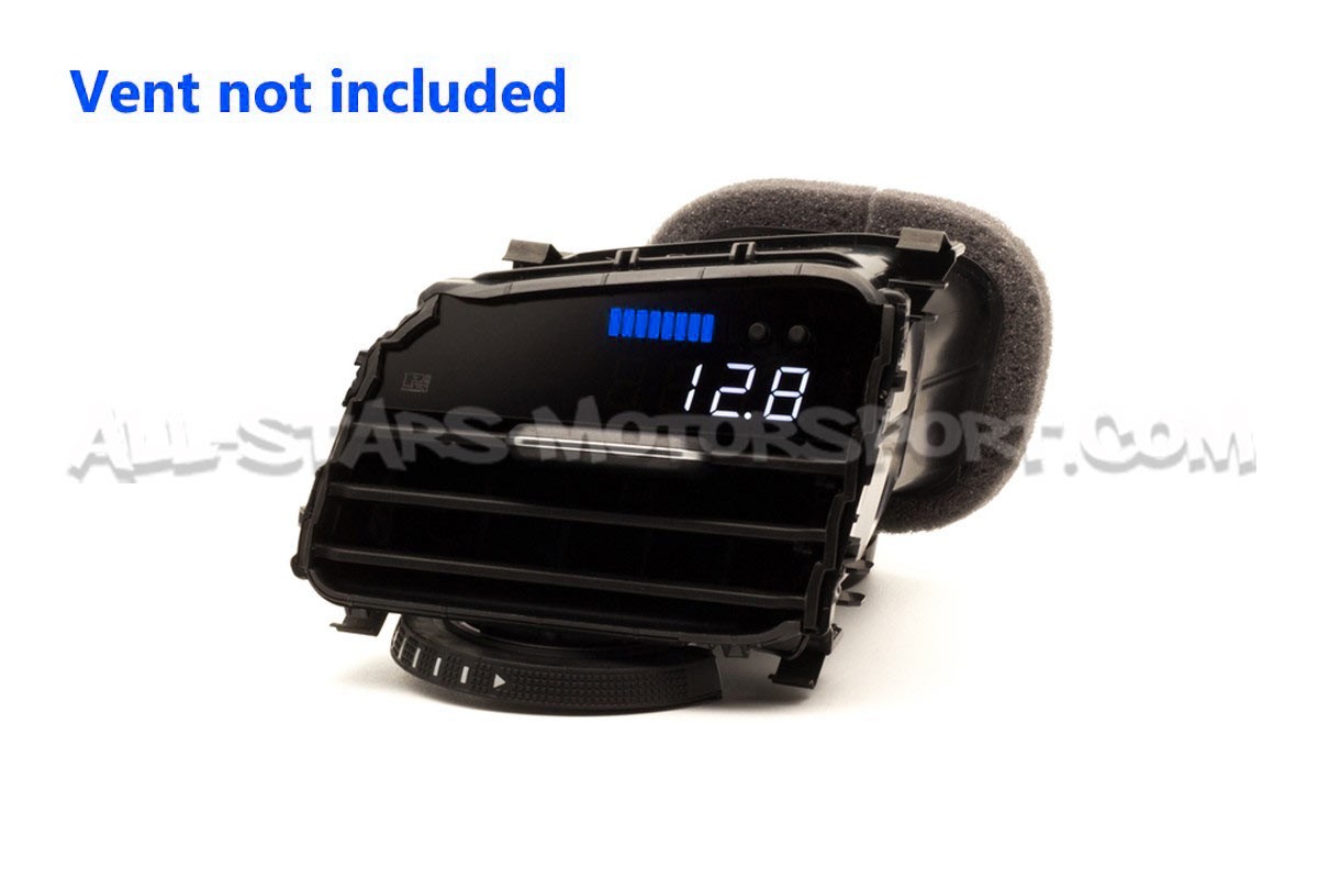 Reloj digital P3 Gauges para rejilla de ventilacion de Golf 7 R