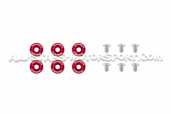 Kit de tornillos M6 y arandelas anodizadas Fender Washers Mishimoto
